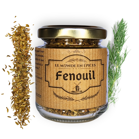 Fenouil graines 50 g - Pot en verre