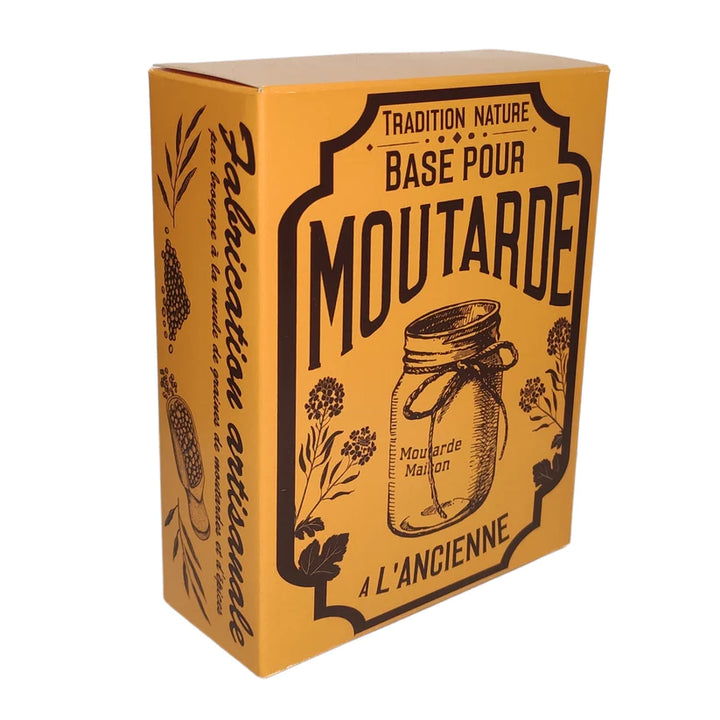 Base pour Moutarde maison boîte carton